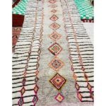 Tapis berbère vintage Beni Ouarain XXL | 380x180 cm - image 5 sur 7.
