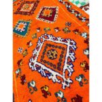 A Tapis berbère tissé à la main Boujaad | Tapis de 380x160 cm avec des motifs Boujaad colorés.