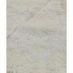 Une image en gros plan d'un Tapis Beni Ouarain blanc | Tapis en fourrure 400x300 cm.