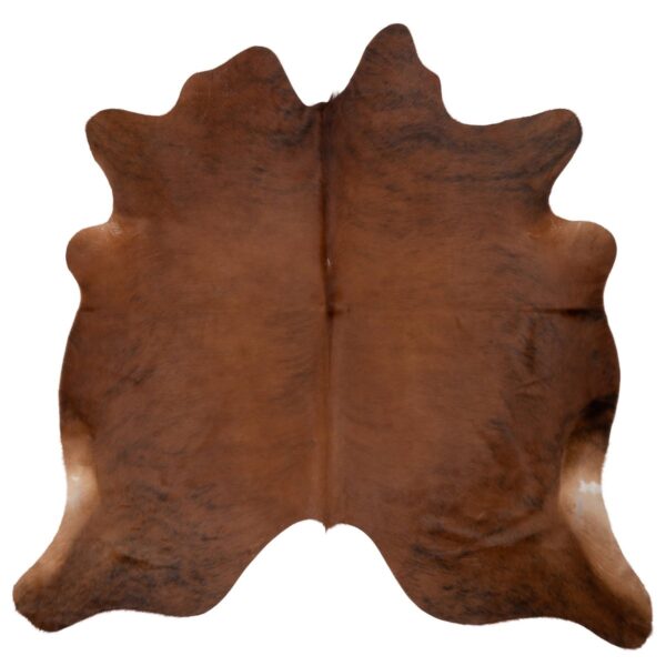 Un Tapis peau de vache forme originale | 210x180 cm sur un fond blanc.