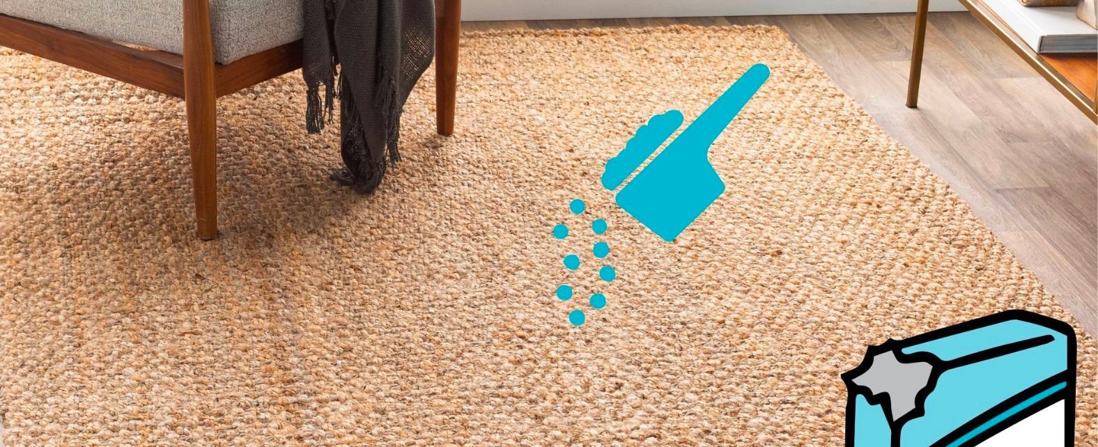 Bicarbonate de soude pour nettoyer un tapis en jute