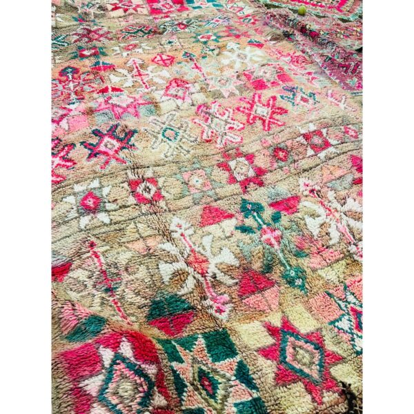 Tapis turc vintage Boujaad fait main | Tapis 297x193 cm - image 3 sur 7. Fait main.