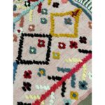 Description modifiée : Un tapis berbère laine coloré | 114x70 cm.