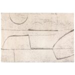 Une feuille de papier blanche avec des formes.