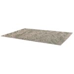 Un tapis avec un motif.
