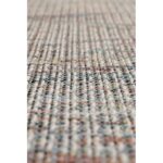 Une image en gros plan d’un tapis multicolore.