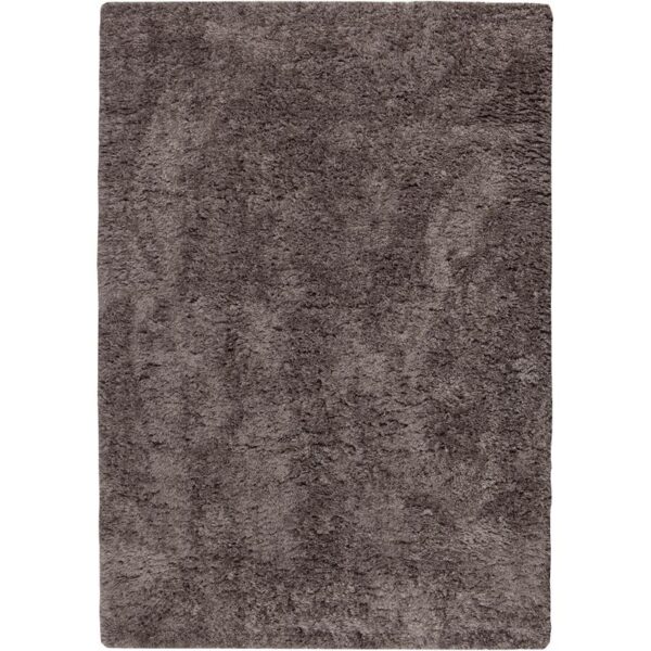 Un tapis gris sur fond blanc.