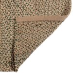 Un gros plan d'un tissu.