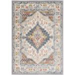 Tapis Salon Vintage Style Oriental Multicolore