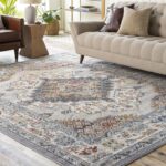 Tapis Salon Vintage Style Oriental Multicolore – Image 7