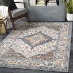 Tapis Salon Vintage Style Oriental Multicolore – Image 3