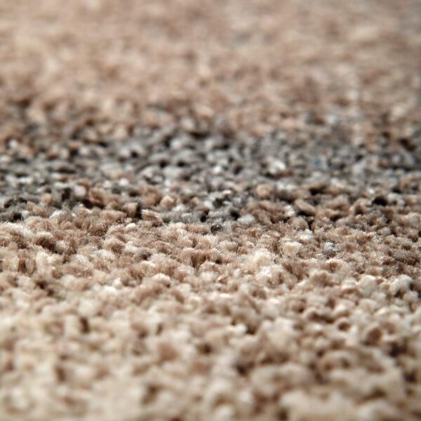 Un gros plan d'un tapis beige.