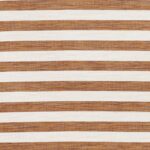 Texture rayée marron et blanche en tissu.
