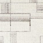 Tapis texturé géométrique en nuances de gris.