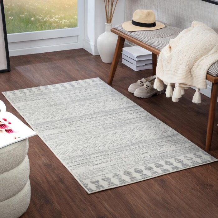 Tapis design moderne pour intérieur, salon élégant.