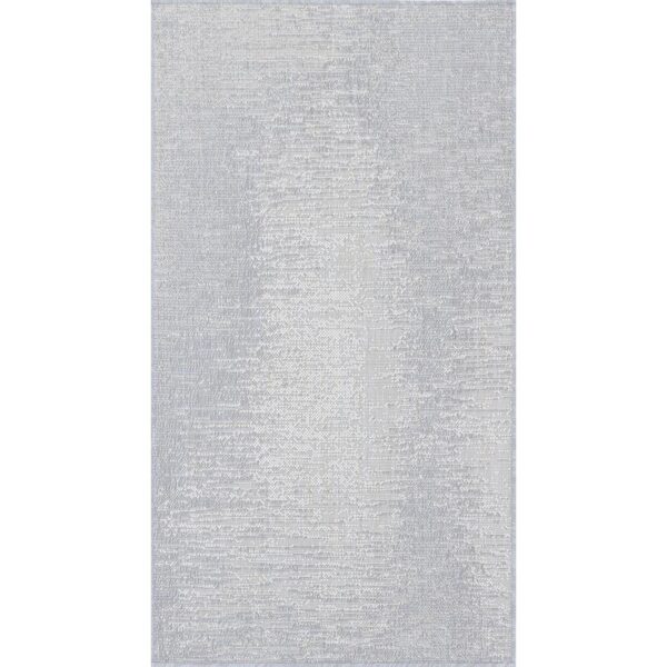 Tapis texturé gris moderne pour intérieur.
