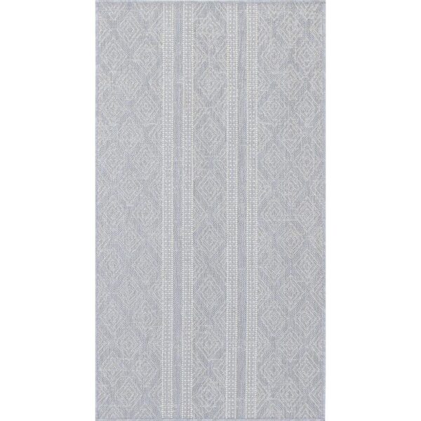 Tapis gris motifs géométriques modernes
