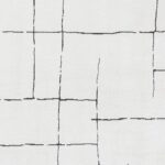 Texture tissu blanc motifs lignes noires.