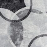 Motif abstrait noir et blanc, texture tapisserie contemporaine.