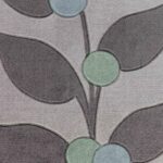 Motif floral stylisé en texture de tapisserie.