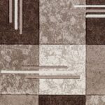 Carrelage marron et beige texturé