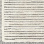 Tapis à rayures beige et grises design moderne
