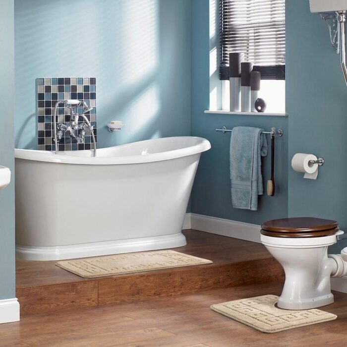 Salle de bain moderne et élégante.