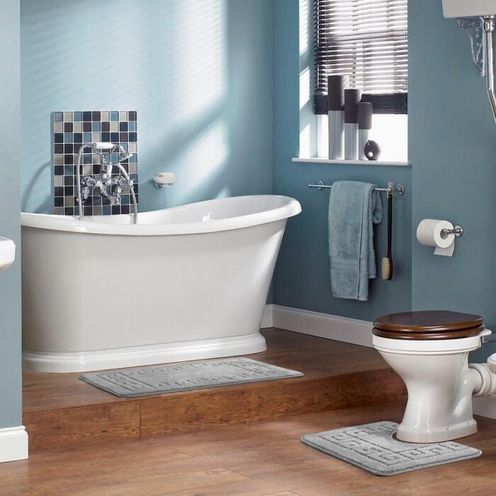 Salle de bain moderne et élégante.
