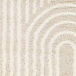 Texture moelleuse de tapis beige.