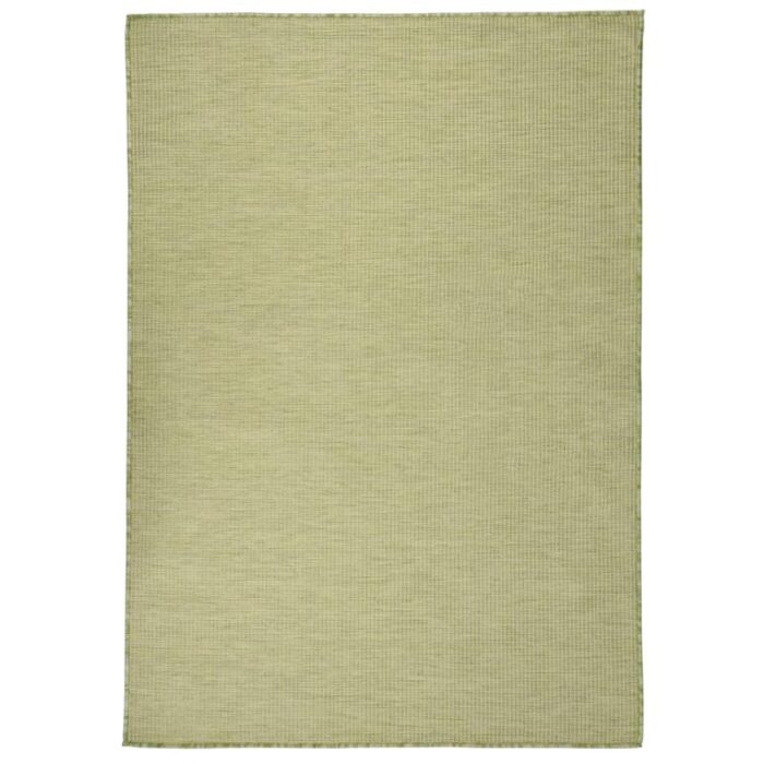 Tapis vert simple et élégant.