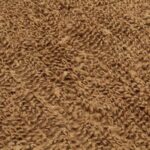 Texture de tissu bouclé marron.