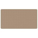 Tapis de sol marron texturé simple.