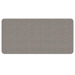 Tapis rectangulaire gris texturé pour intérieur