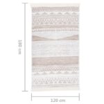 Tapis motif ethnique 120x180 cm.