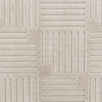 Texture géométrique beige en tissu.