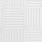 Texture blanche géométrique en relief.