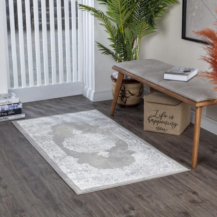 Tapis moderne dans un salon élégant.