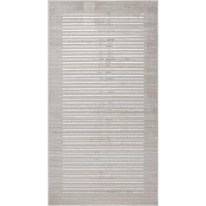 Tapis texturé gris moderne